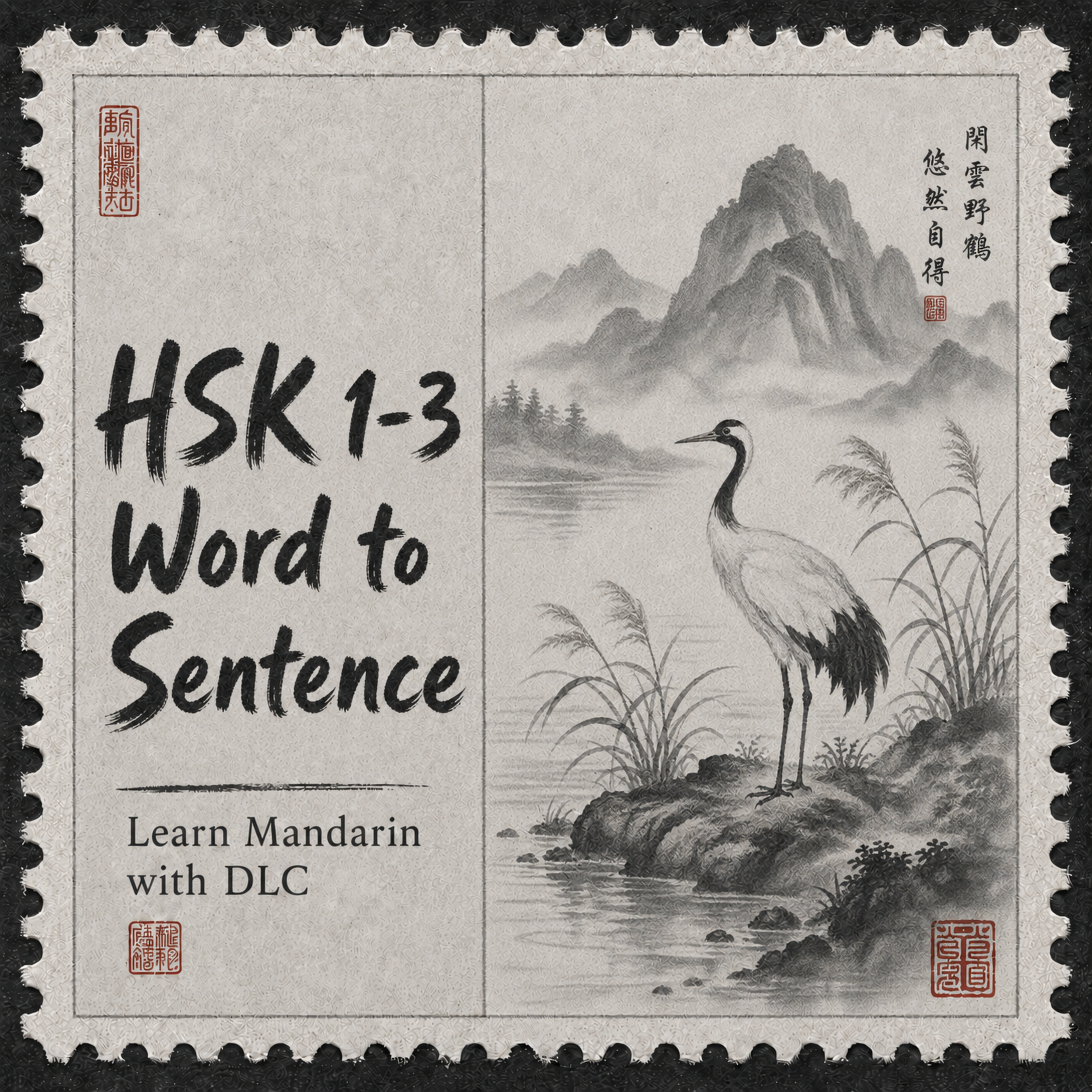 HSK 1-3: Word to Sentence